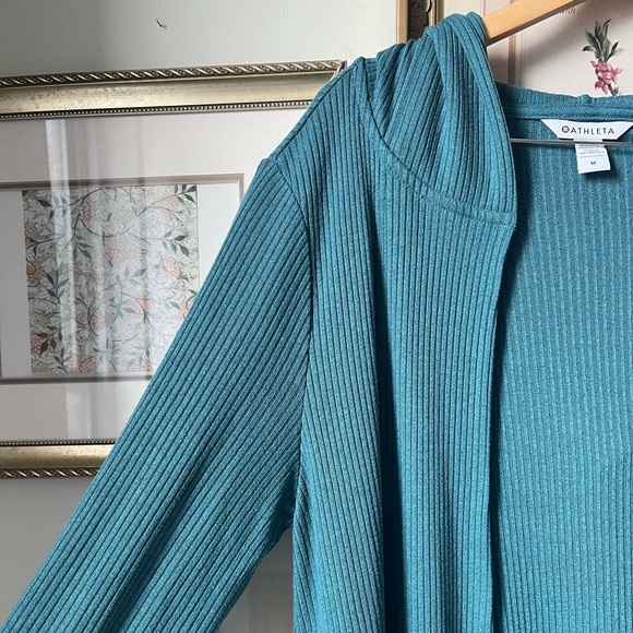 Athleta Harmony Wrap Hooded Long Sleeve Cardigan Medium - Picture 10 of 12